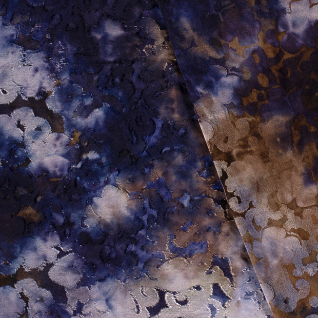 Burnout Jacquard fabric Tie Dye 