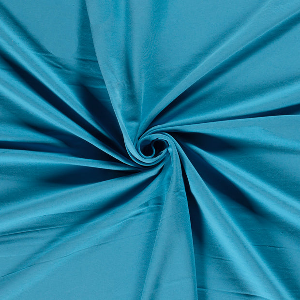 French Terry fabric Aqua brushed 