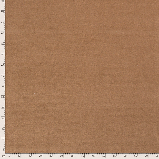 Rizo Stretch tela Unicolor Nuez Moscada