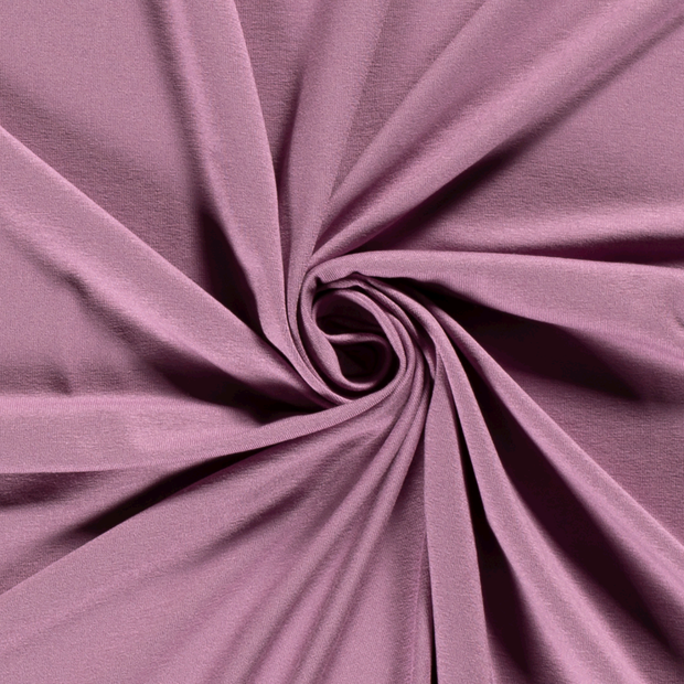 Jersey de Viscose tissu Unicolore Lilas