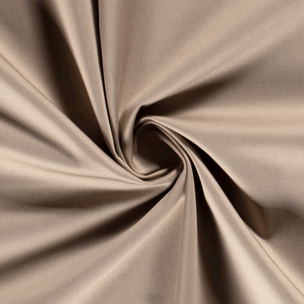 Twill Stretch fabric Unicolour Beige