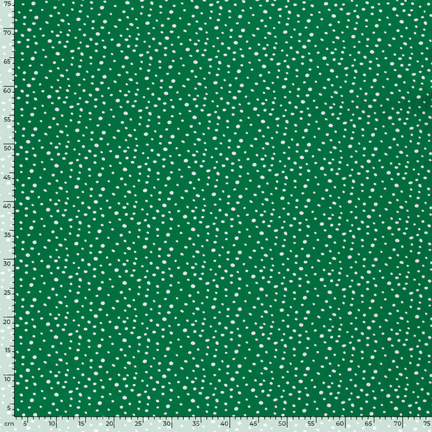 Algodón Jerséis tela Puntos Verde