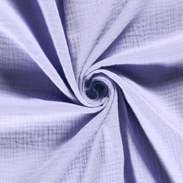 Muslin fabric Unicolour Lavender