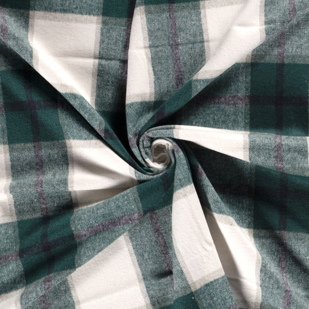 Jacquard fabric Lime Green brushed 