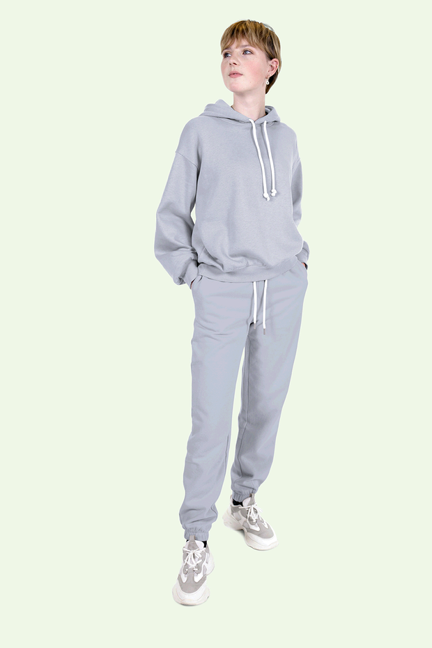 Jogging fabric Unicolour Light Blue