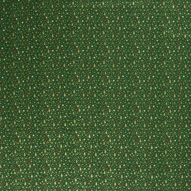 Cotton Poplin fabric Green 