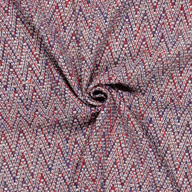 Jacquard stof Kobalt 