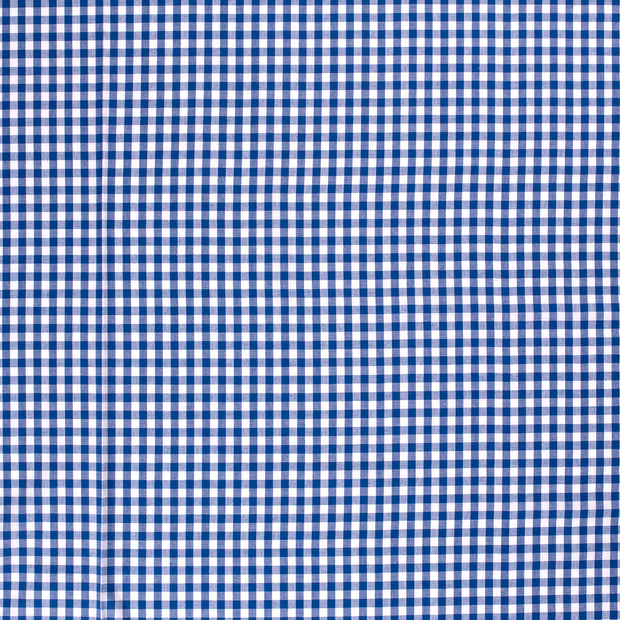 Cotton Poplin Yarn Dyed fabric Cobalt matte 