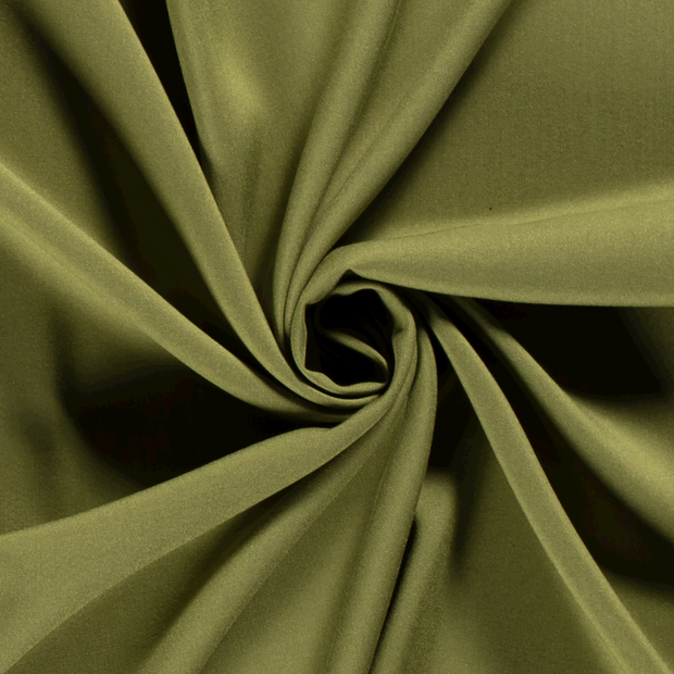 Popeline de Viscose tissu Unicolore Vert