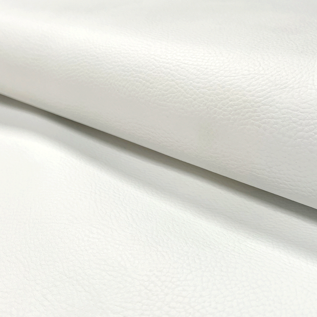 Artificial Leather fabric Unicolour White