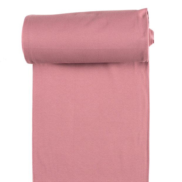 Cuff Material GOTS organic fabric Old Pink matte 