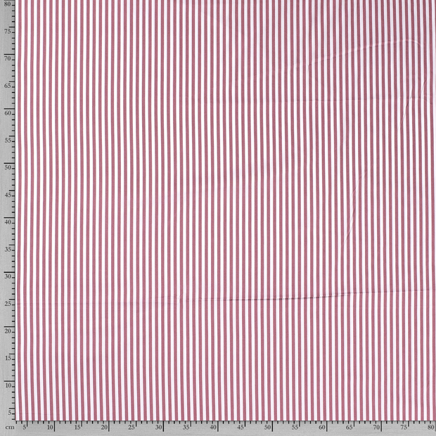 Cotton Poplin fabric Stripes printed 