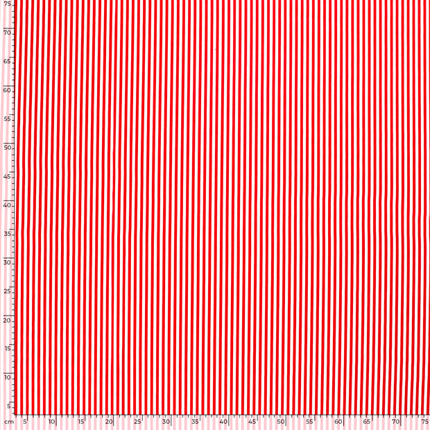 Baumwolle Popeline fabrik Streifen Rot