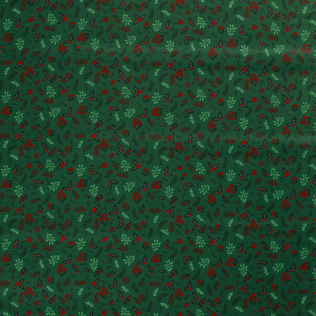 Cotton Poplin fabric Green 