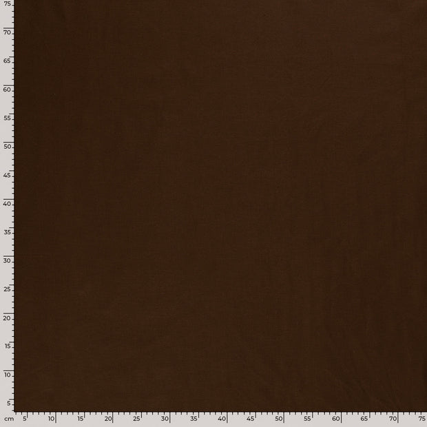 Cretonne fabric Unicolour Brown