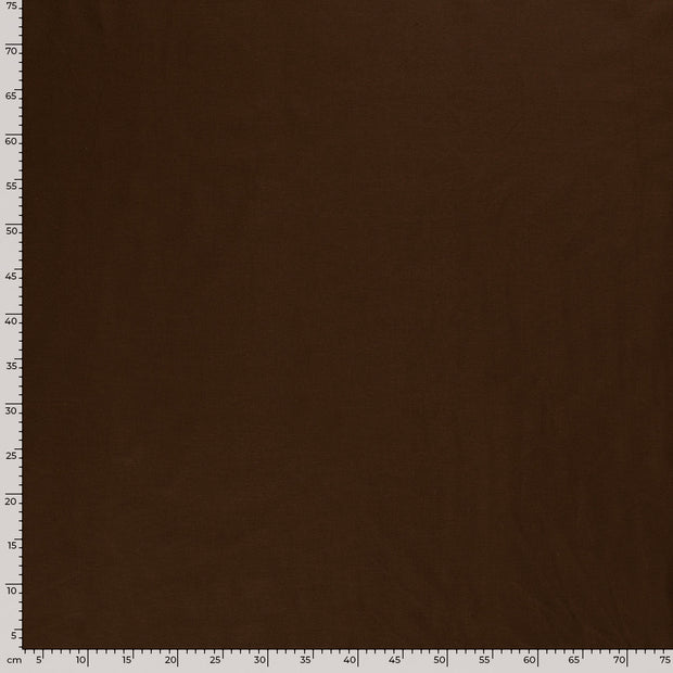 Cretonne tissu Unicolore Marron