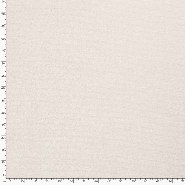 Coral Fleece fabric Unicolour Off White