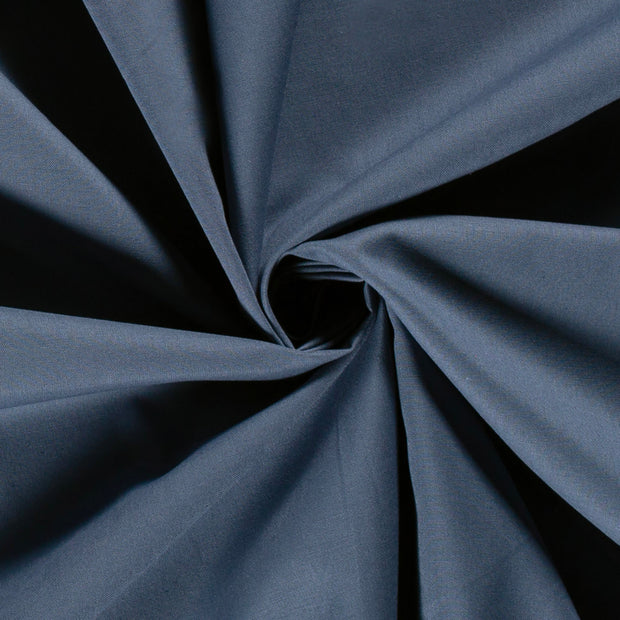 Cretonne fabric Unicolour Indigo