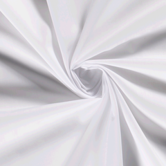 Katoen Poplin Effen Optisch wit