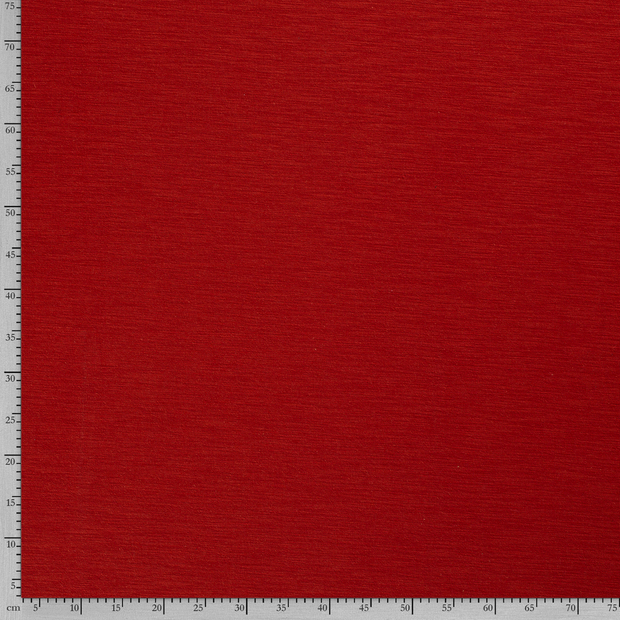 Heavy Knit fabric Unicolour Red