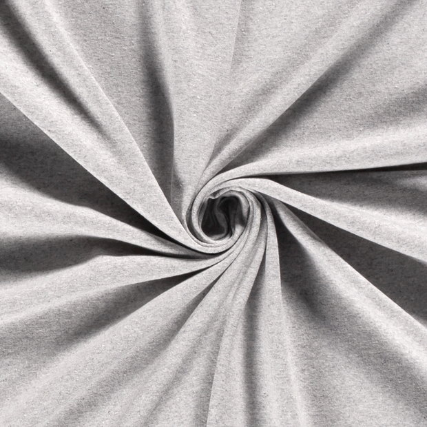 Cotton Jersey fabric Unicolour Light Grey
