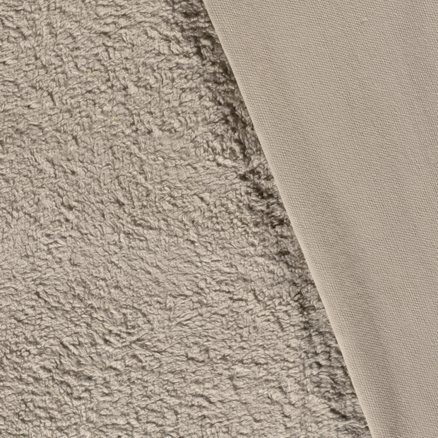 Teddy fabric Unicolour brushed 
