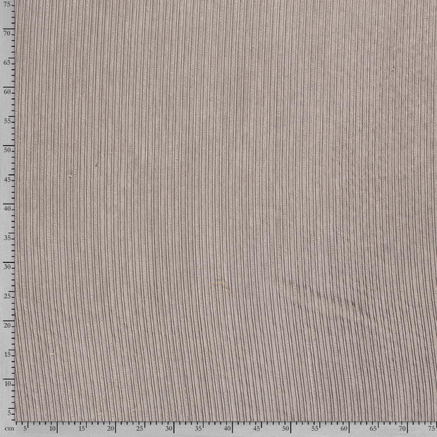 Corduroy 4.5w fabric Unicolour Taupe Grey