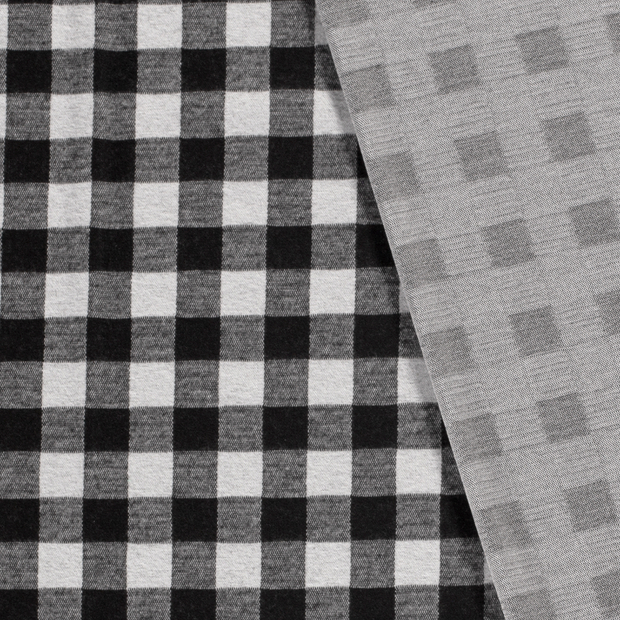 Heavy Knit fabric Checks 