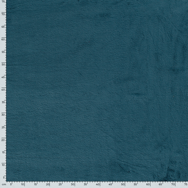 Bamboo Fleece fabric Unicolour Petrol