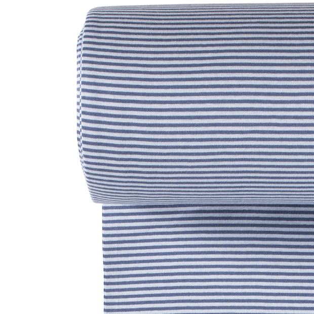 Cuff Material Yarn Dyed fabric Stripes Indigo
