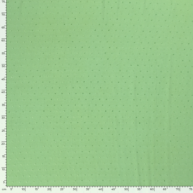Cotton Poplin fabric Unicolour Green