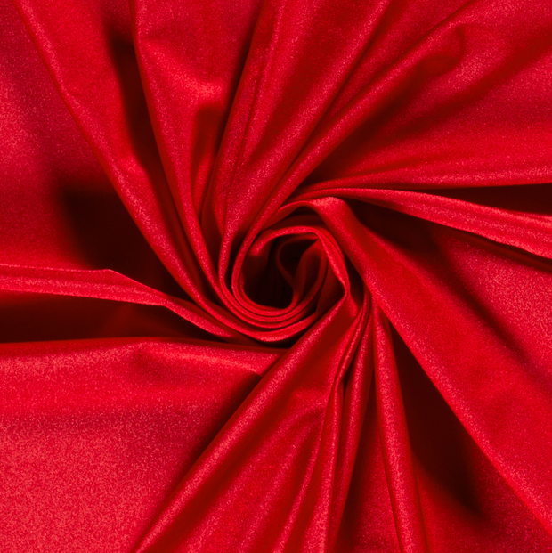 Jersey Maillot de Bain tissu Unicolore Rouge