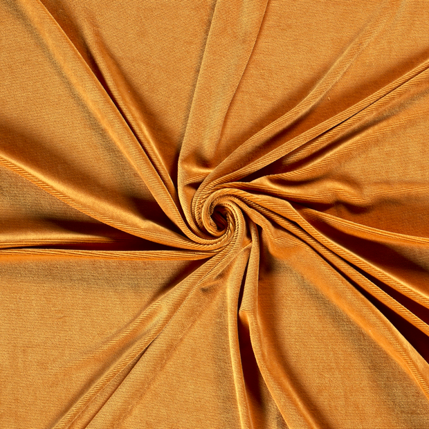 Velvet fabric Oker 