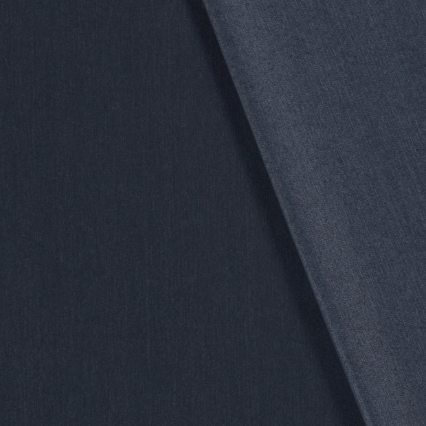 Denim fabric Unicolour pre-washed 