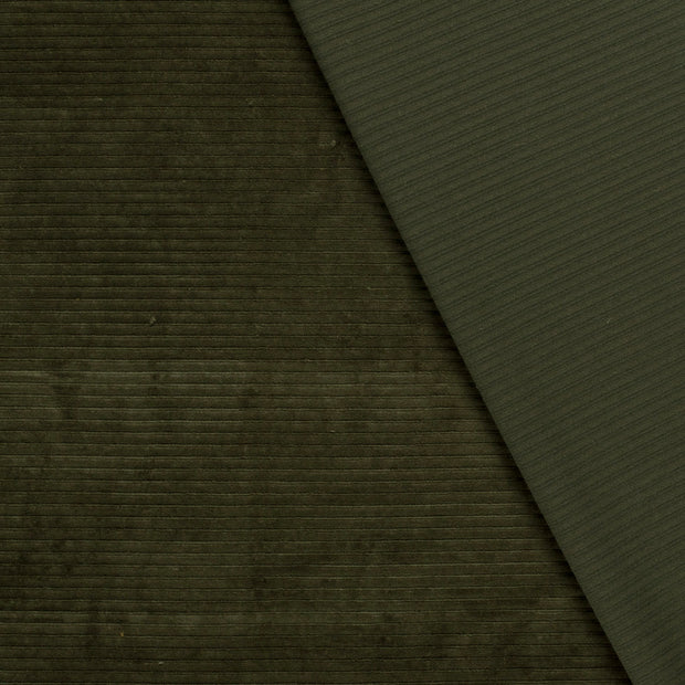 Nicky Velours Rib fabric Unicolour 
