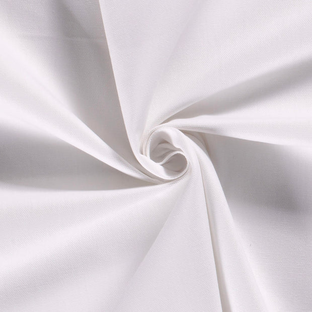 Canvas fabric Unicolour Optical White