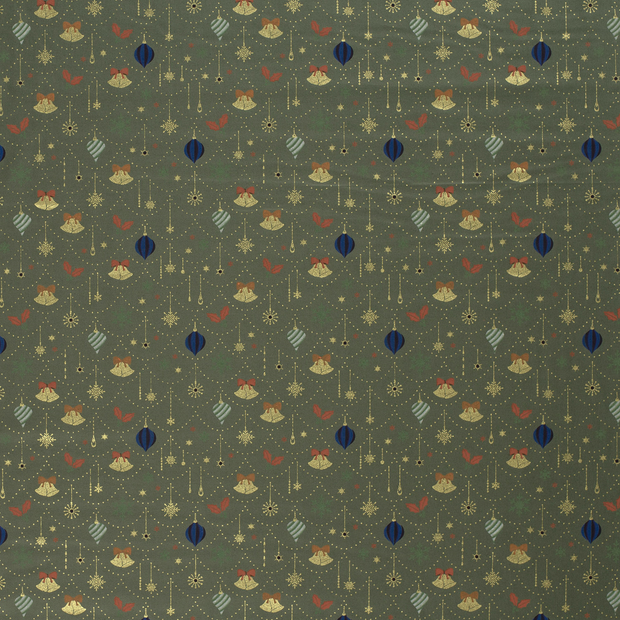 Cotton Poplin fabric Green 