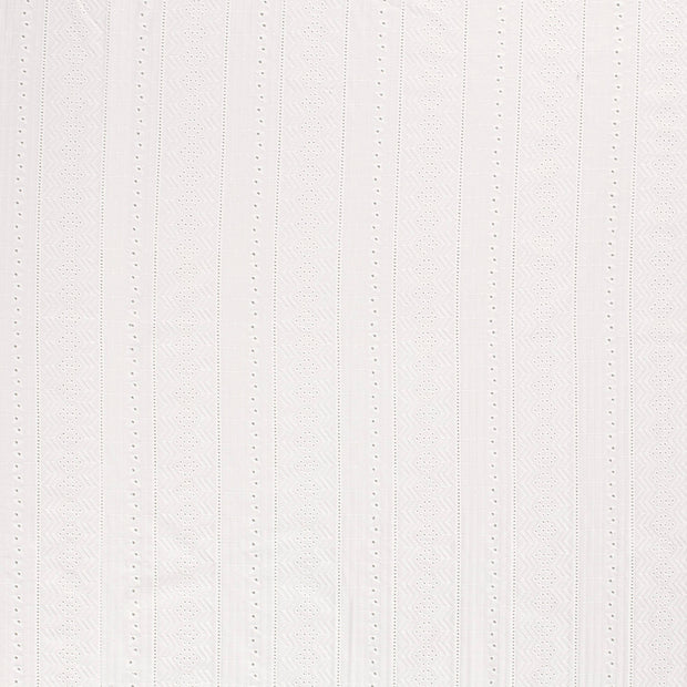 Voile tissu Blanc optique mat 