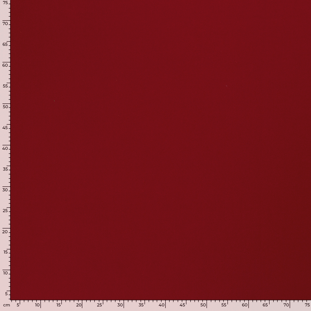 Gabardine fabric Unicolour Dark Red