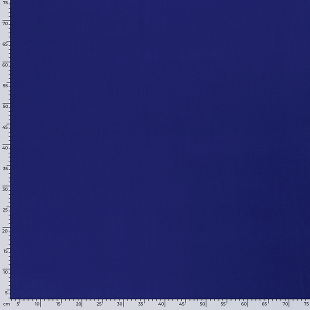 Viscose Poplin fabric Unicolour Cobalt