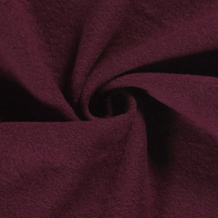 Wool Boucle Unicolour Wine red