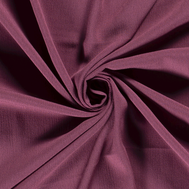 Borken Crepe fabric Unicolour Purple