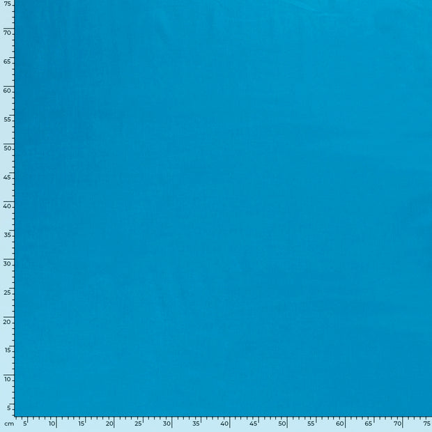 Cotton Poplin fabric Unicolour Aqua