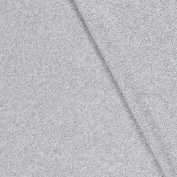 Microfleece tissu Unicolore brossé 