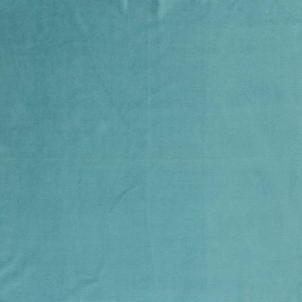 Nicky velours fabric Turquoise soft 