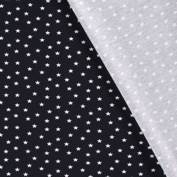 Cotton Jersey fabric Stars printed 