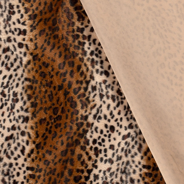 Velours fabric Cheetah printed 