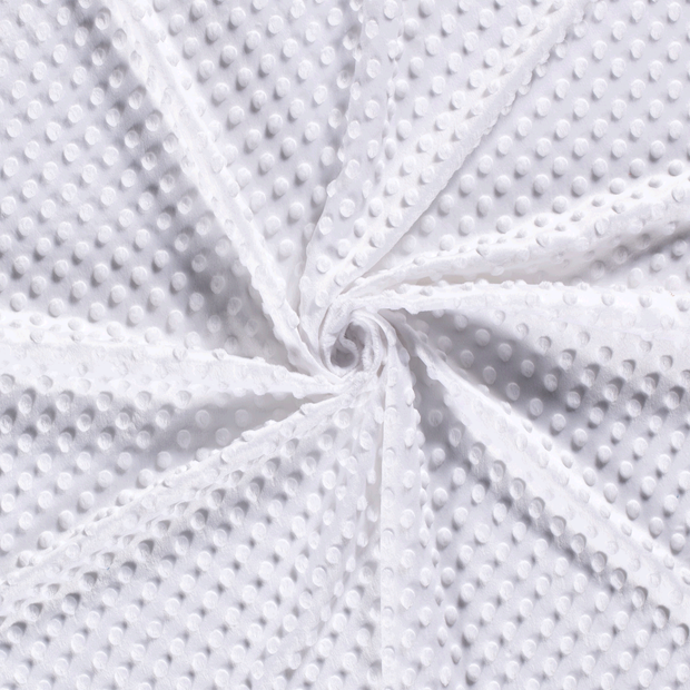 Minky fabric Optical White 