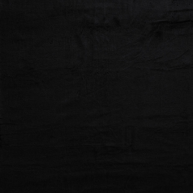 Jumbo Corduroy Stretch 6w tela Negro mate 