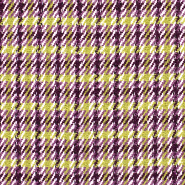 Jacquard fabric Pied de poule Purple